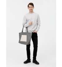 Шопер Shophop, серый с неокрашенным