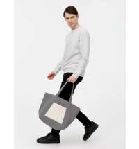 Шопер Shophop, серый с неокрашенным