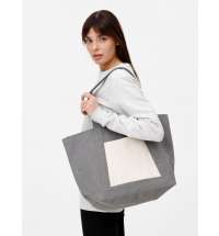 Шопер Shophop, серый с неокрашенным