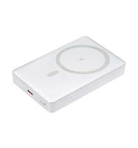 Внешний аккумулятор Atlantis PD Plus 10000mAh с функцией беспроводной зарядки 15W, серебряный