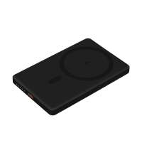 Внешний аккумулятор Atlantis PD 5000mAh с функцией беспроводной зарядки 15W, черный