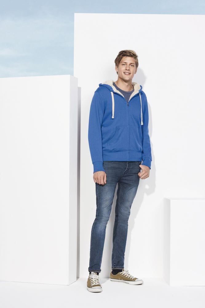 Толстовка унисекс на молнии SHERPA 280, черная