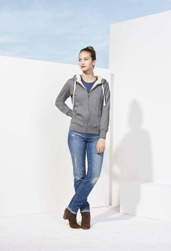 Толстовка унисекс на молнии SHERPA 280, черная