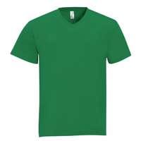 Футболка мужская с V-обр. вырезом VICTORY 150, ярко-зеленая