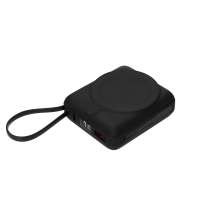 Внешний аккумулятор с подсветкой Ritter PD 10000mAh с функцией беспроводной зарядки 15W, черный