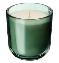 Ароматическая свеча Vitral, дубовый мох и пачули, зеленая