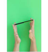 Карандаш GrafeeX с зеленым клипом в чехле