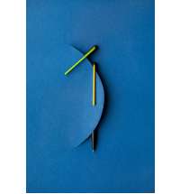 Шариковая ручка Pininfarina GrafeeX с желтым клипом в чехле