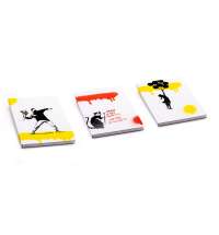 Блокнот линованный Pininfarina Banksy Улетающая девочка из каменной бумаги, А5