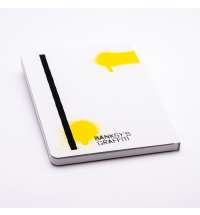 Блокнот линованный Pininfarina Banksy Улетающая девочка из каменной бумаги, А5