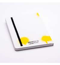 Блокнот линованный Pininfarina Banksy Метатель цветов из каменной бумаги, А5