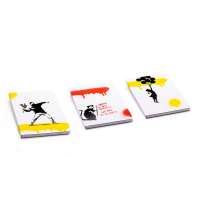 Блокнот линованный Pininfarina Banksy Метатель цветов из каменной бумаги, А5