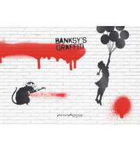 Блокнот линованный Pininfarina Banksy Крыса из каменной бумаги, А5