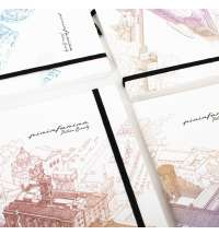 Блокнот линованный Pininfarina ITALIAN BEAUTY FIRENZE из каменной бумаги, А5