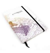 Блокнот линованный Pininfarina ITALIAN BEAUTY MILANO из каменной бумаги, А5