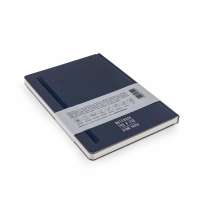 Блокнот линованный Pininfarina из каменной бумаги в твердой обложке, А5, синий