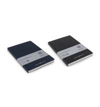 Блокнот линованный Pininfarina из каменной бумаги в твердой обложке, А5, синий