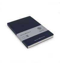 Блокнот линованный Pininfarina из каменной бумаги в твердой обложке, А5, синий