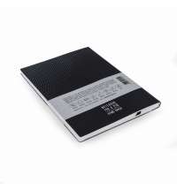 Блокнот линованный Pininfarina из каменной бумаги в мягкой обложке, А5, черный