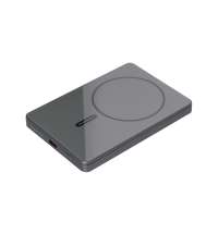 Внешний аккумулятор Onyx PD 5000mAh с функцией беспроводной зарядки 15W, серый