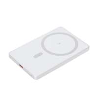 Внешний аккумулятор Atlantis PD 5000mAh с функцией беспроводной зарядки 15W, серебряный