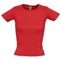 Футболка женская с круглым вырезом LADY 220 красная