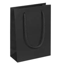 Пакет бумажный Vid S, черный
