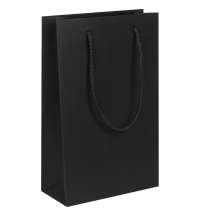 Пакет бумажный Waski S, черный