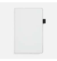 Ежедневник White Shall, недатированный, бело-черный