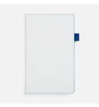 Ежедневник White Shall, недатированный, бело-синий