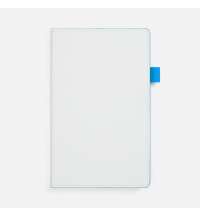 Ежедневник White Shall, недатированный, бело-голубой