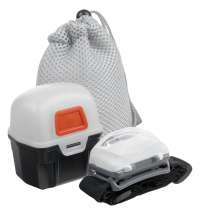 Многофункциональный светодиодный фонарь Klar, серый