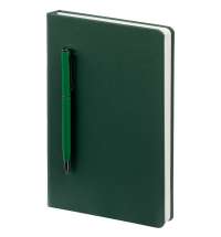 Ежедневник Magnet Shall с ручкой, зеленый