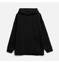 Худи оверсайз унисекс Snuggie, черное