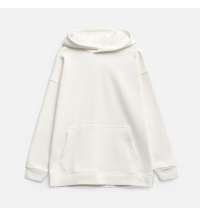 Худи оверсайз унисекс Snuggie, молочно-белое