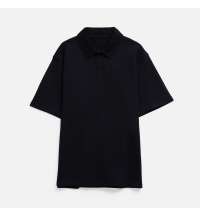 Рубашка поло унисекс Tiimi, черная