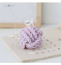 Свеча Бабушкин клубок, сиреневый