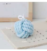 Свеча Бабушкин клубок, голубой