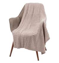 Плед Snippet, бежевый меланж