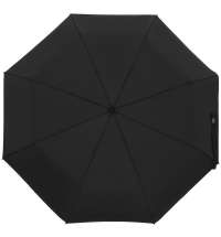 Зонт складной Show Up со светоотражающим куполом, черный