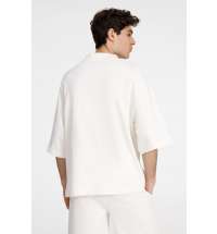 Футболка оверсайз унисекс T9, молочно-белая