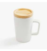 Кружка Vierra с крышкой-костером, белая