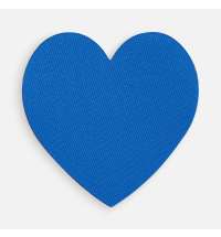 Наклейка тканевая Lunga Сor, M, синяя