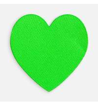 Наклейка тканевая Lunga Сor, M, зеленый неон