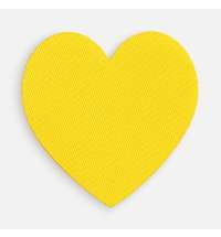 Наклейка тканевая Lunga Сor, M, желтая