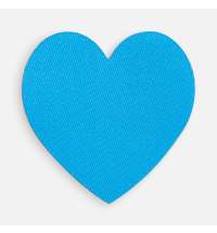 Наклейка тканевая Lunga Сor, M, голубая