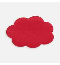 Наклейка тканевая Lunga Calum, L, красная