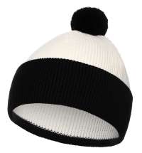 Шапка Snappy, белая с черным
