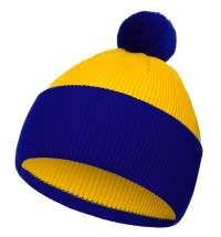 Шапка Snappy, желтая с синим