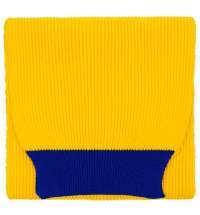 Шарф Snappy, желтый с синим